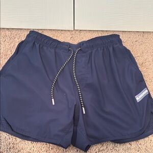 Navy Blue Athletic Shorts 5”